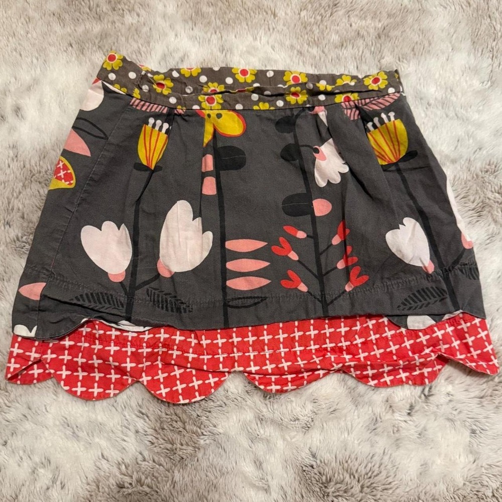 Adorable printed jelly the pug skirt youth size 5